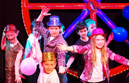 The cast of Dazzle from Bowness on Solway primary school's production bring the house down