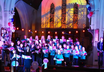 Dazzle concert in 2012 to launch the CD